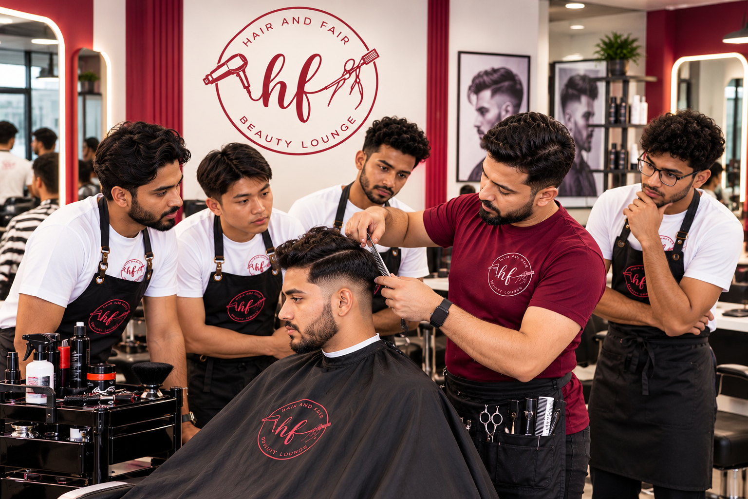 HF Beauty Lounge Barber Training Course Abu Dhabi